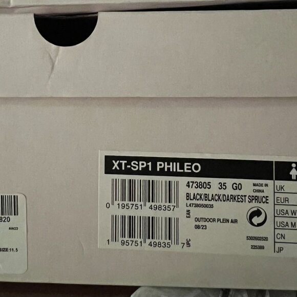Salomon Philéo Landowski x XT-SP1 Black Darkest Spruce - 11.5 US (Retail $275) - Picture 7 of 7